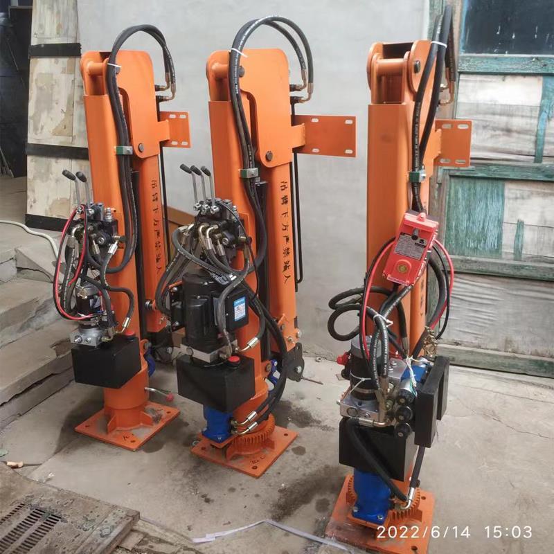 石景山区重汽蓝牌随车吊 3.2吨 国六动力强 液压驱动 农用自卸起重机